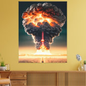 Een hele slechte dag canvas afdruk (Insitu (Woonkamer))