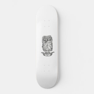 Een hele toffe uil skateboard