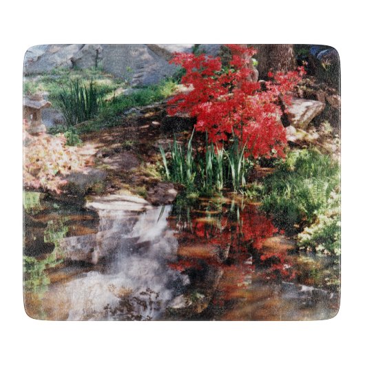 Een hellende plaats snijplank (Voorkant)