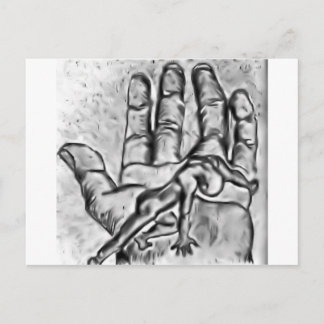 een helpende hand briefkaart