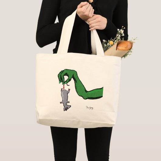 Een helpende hand grote tote bag (Voorkant (product))