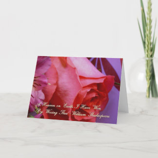 Een hemel feestdagen kaart