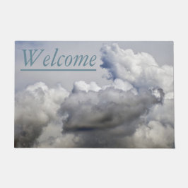 Een hemels welkom deurmat