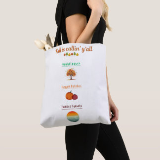 Een herfst carry-all draagtas