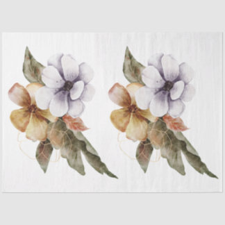 Een herfst dier en bloem serie ontwerp 15 tissuepapier