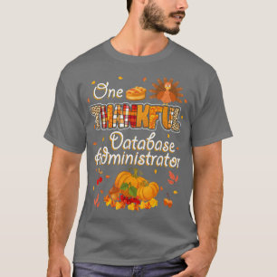 Een Herfst van de Beheerder van het Gegevensbestan T-shirt
