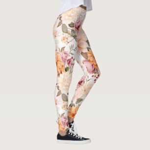 Een herfstbloemenserie ontwerp 2 leggings