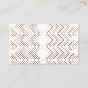 Een herhalend geometrisch patroon met diamantvorme visitekaartje