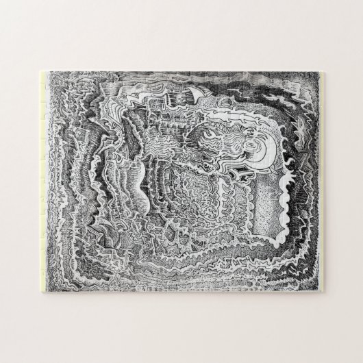 Een herinnering van het oude brein legpuzzel (Horizontaal)