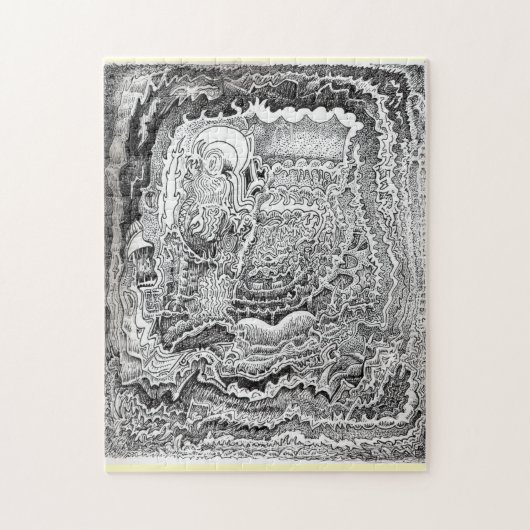 Een herinnering van het oude brein legpuzzel (Verticaal)