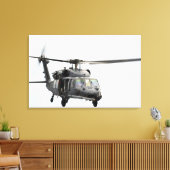 Een HH-60 Pave Hawk-helikopter Canvas Afdruk (Insitu (Woonkamer))