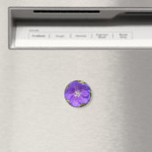 Een hint van Z "Paarse Bloemen" magneet (Insitu (Vaatwasser))