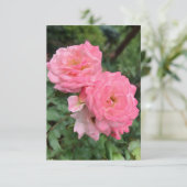 Een hint van Z "Roze roze" kaart (Staand voorkant)