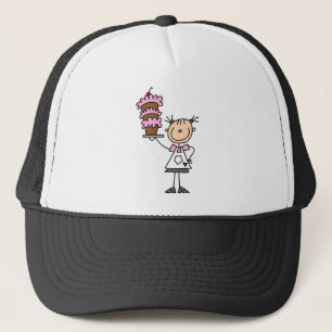Een hoed voor het bakken van cake trucker pet