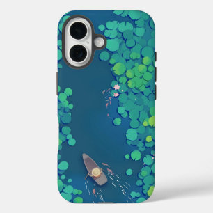 Een hoek van de Lotus Pond iPhone 16 Hoesje