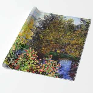 Een hoek van de tuin in Montgeron Cadeaupapier