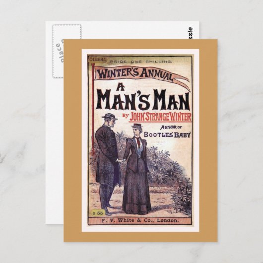 Een Hoesje van het Man van het Man  Boek Briefkaart (Voorkant / Achterkant)