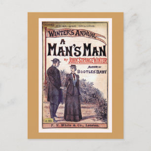 Een Hoesje van het Man van het Man Boek Briefkaart