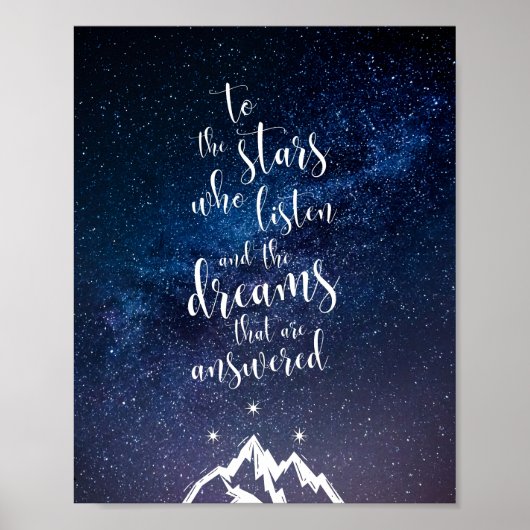 Een Hof van Mist & Fury Citaat Poster (Voorkant)