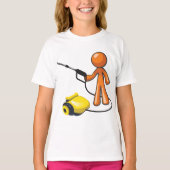 Een hogedrukreiniger gebruiken t-shirt (Voorkant)