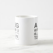 Een hok zonder U is alleen maar giftig Koffiemok (Center)