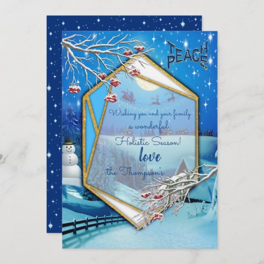 Een holistisch seizoen kaart (Voorkant / Achterkant)