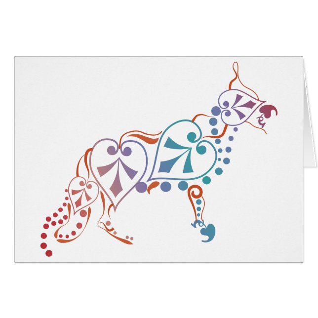 Een hond (Voorkant Horizontaal)