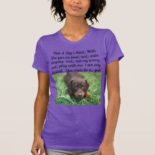 Een hond en een kat zijn geest T-shirt