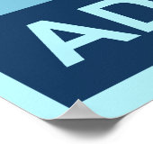 Een hond-Poster aannemen Poster (Hoek)