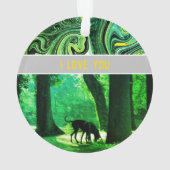 een honden liefde ornament (achterkant)