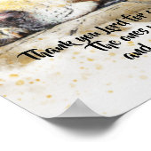 Een hondenbed van de hond poster (Hoek)