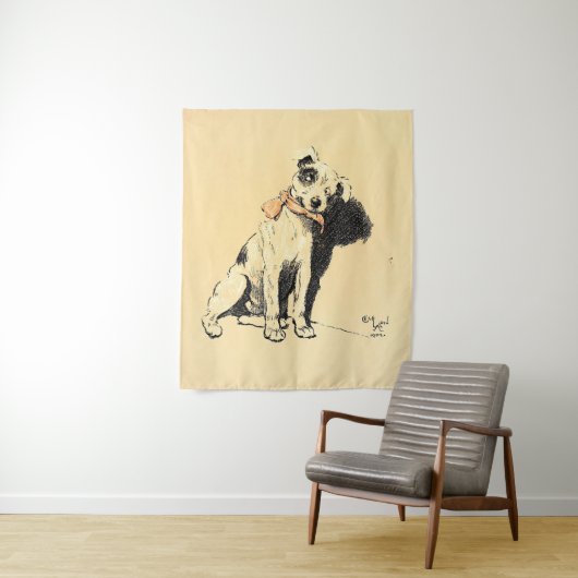 Een hondendag PL 02 (1902) Cecil Charles Windsor A Wandkleed (In situ)