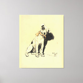 Een hondendag PL 02 (1902) Cecil Charles Windsor Canvas Afdruk