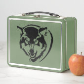 Een hoofd van een Wolf (In situ)