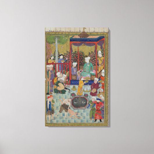 Een hoofdzakelijk Ontvangst Canvas Afdruk (Voorkant)