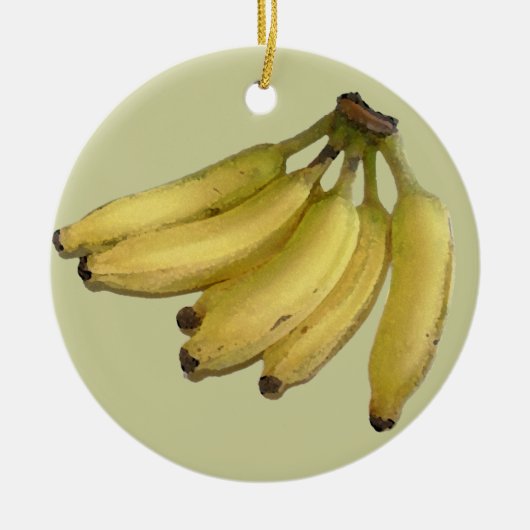 een hoop bananen keramisch ornament (Voorkant)