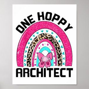 Een Hoppy Architect Pasen voor Architect Pasen 20 Poster