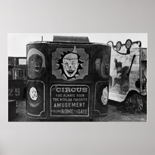 Een-Horned Devil in de Circus, 1930 Poster