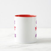 Eén hot Mess   11 oz Red Ringer-Mok Mok (Midden)