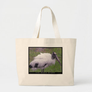 Een houtsnek grote tote bag