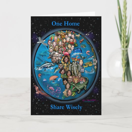 Een huis delen verstandig kaart (Voorkant)