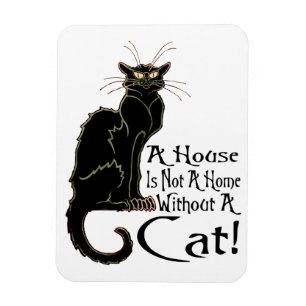 "Een huis is geen huis zonder kat" - Magnet Magneet