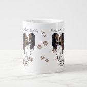 Een huis is geen thuis zonder Papillon-Mok Grote Koffiekop (Voorkant)