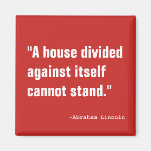 Een huis verdeeld magneet