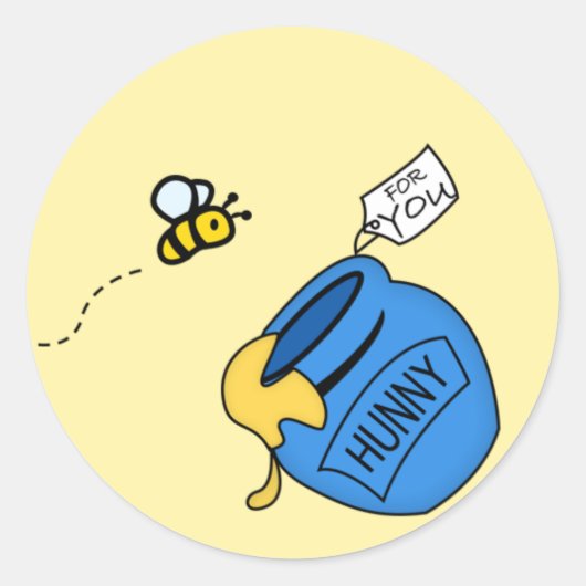 Een Hunny van een Sticker (Voorkant)