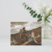 Een Huntsmen- en Dogs Canvas-printer Briefkaart (Staand voorkant)