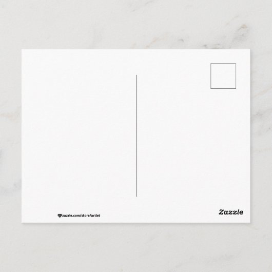 Een Huntsmen- en Dogs Canvas-printer Briefkaart (Achterkant)