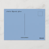Een hut in Oeganda Briefkaart (Achterkant)