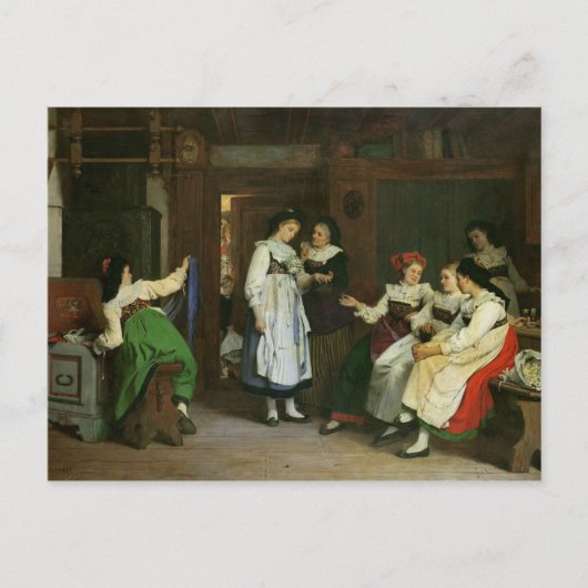 Een huwelijk in de Elzas Briefkaart (Voorkant)