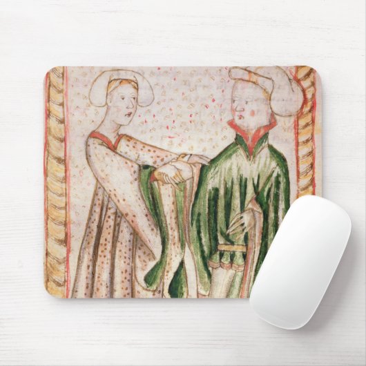 Een huwelijk muismat (Met muis)